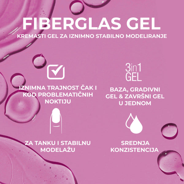 Fiberglas gel rozi II