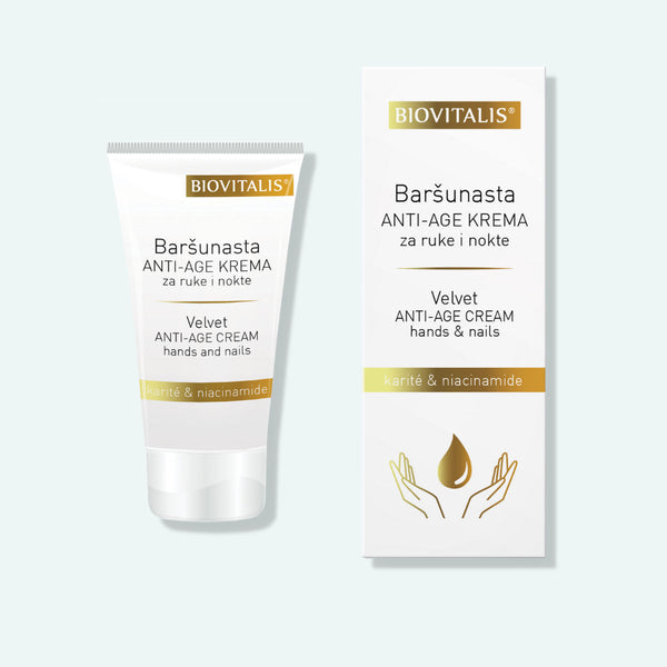 Baršunasta anti-age krema za ruke i nokte