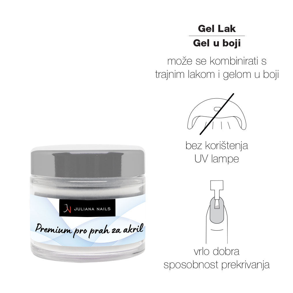 Premium pro prah za akril Marshmallow