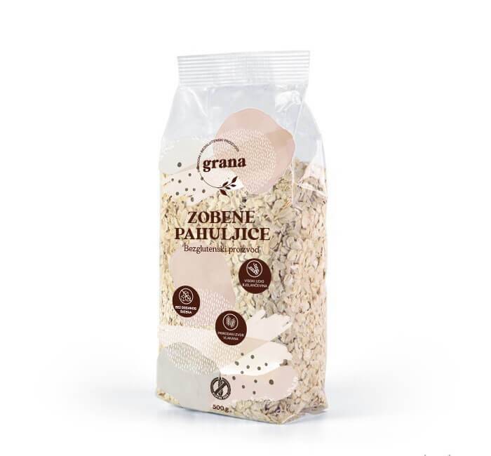 Zobene pahuljice fine bezglutenske 500g