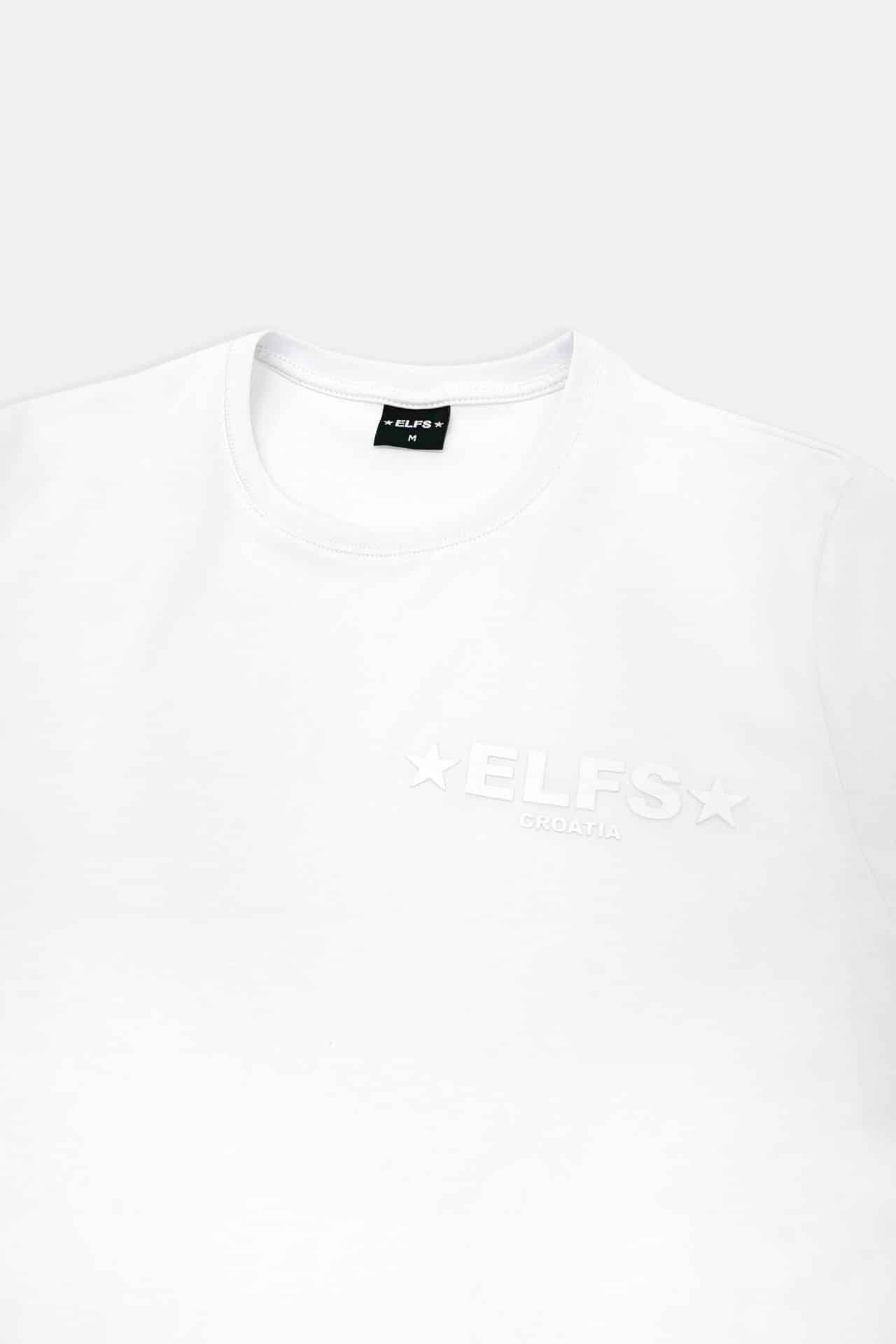 Muški T-shirt ELFS CRO BIJELI