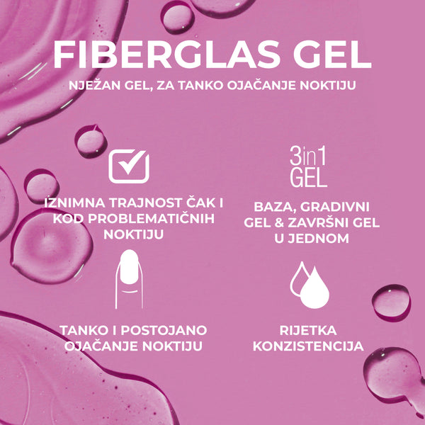 Fiberglas gel prozirni