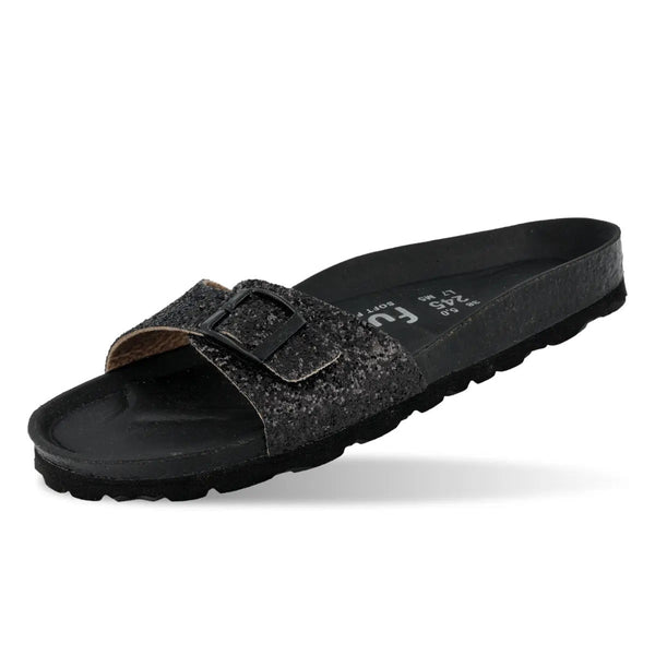 Mara Black Glitter