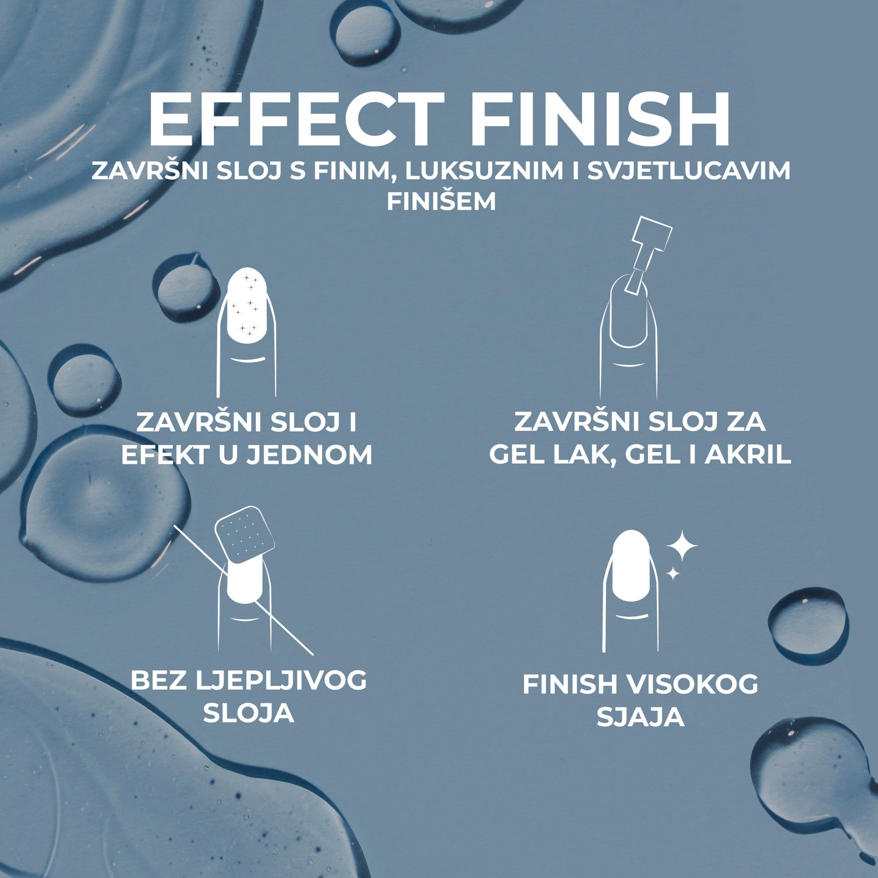 Gel lak Effect Finish – Brilliant Glow