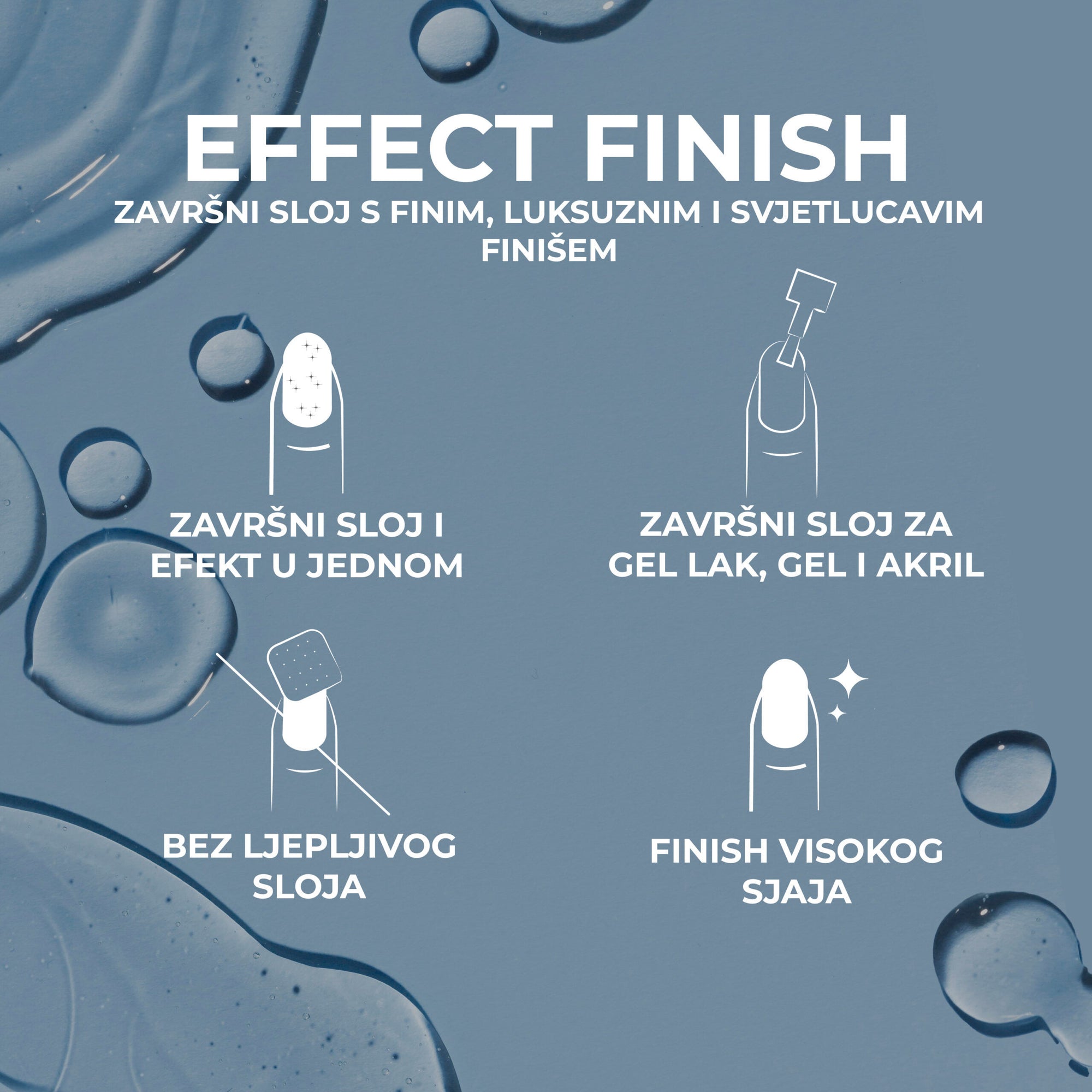 Gel lak Effect Finish – Brilliant Glow