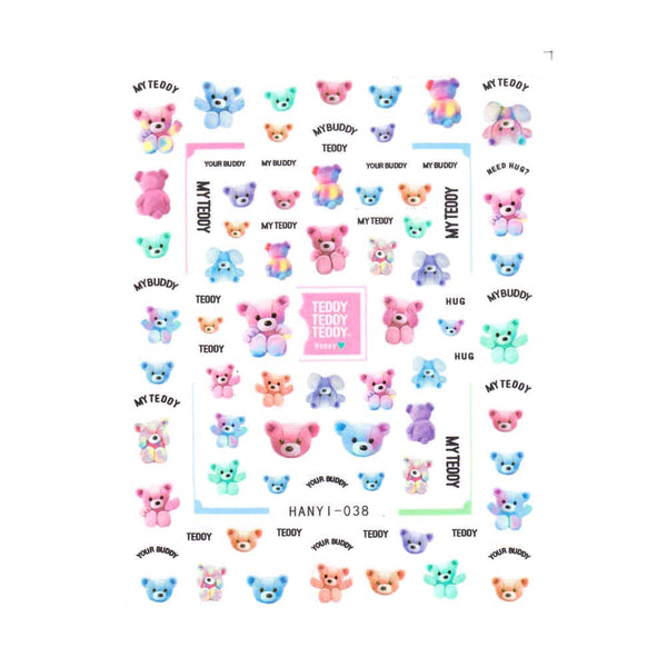 Nail Art naljepnice Teddy I