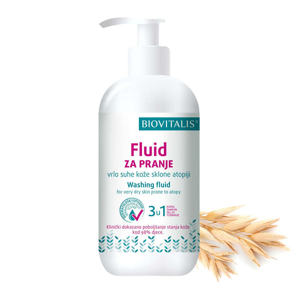 Fluid za pranje vrlo suhe kože sklone atopiji