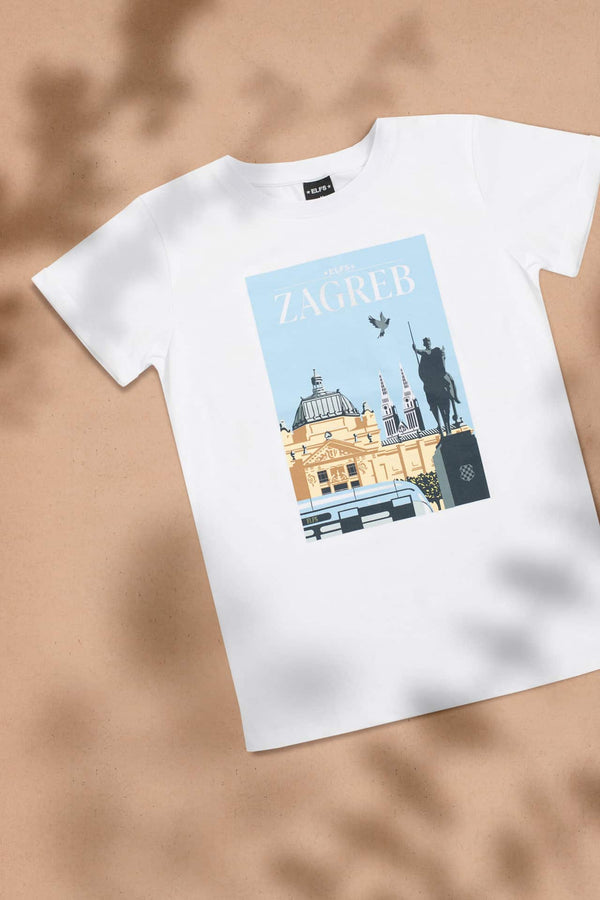 Ženski T-shirt RAZGLEDNICA ZAGREB