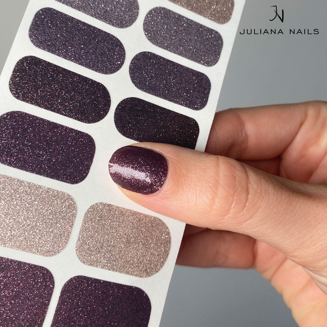 Nail Quickies – samoljepljive lak folije za nokte – Twinkle Harmony (20 kom.)