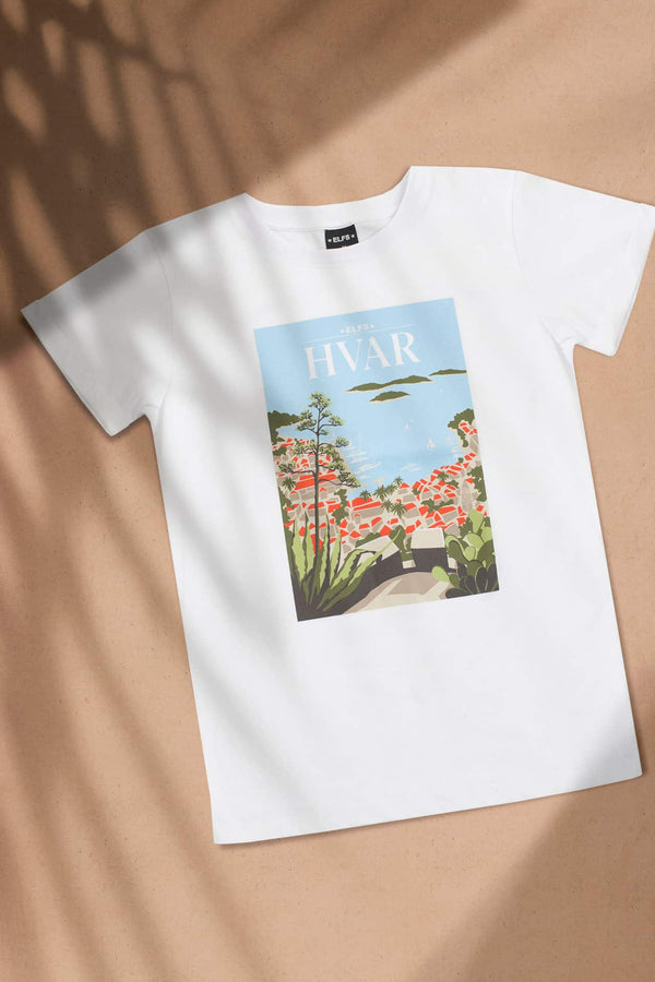 Ženski T-shirt RAZGLEDNICA HVAR