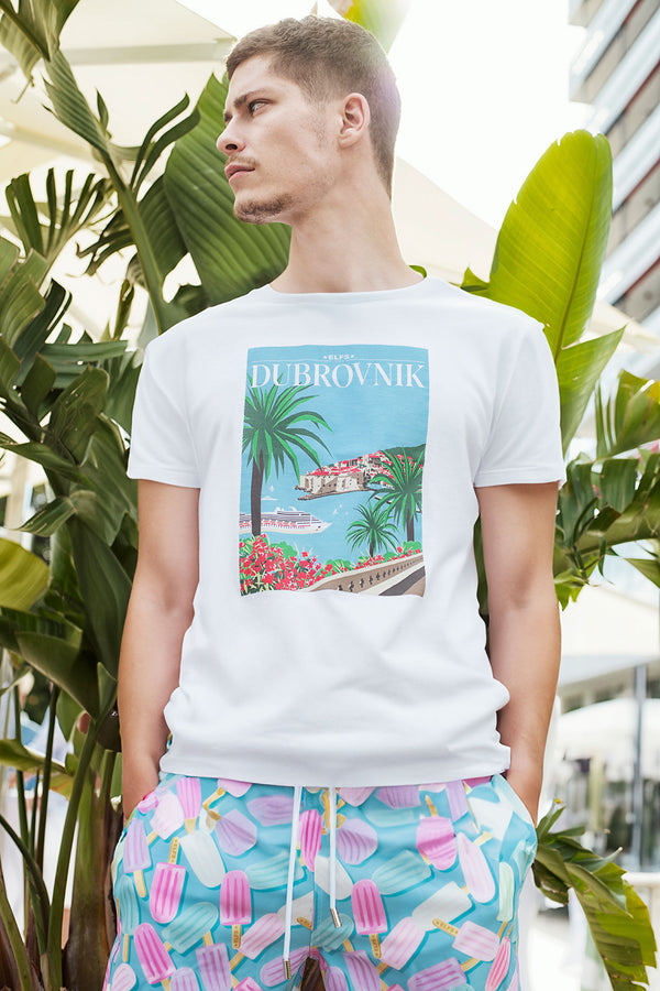 Muški T-shirt RAZGLEDNICA DUBROVNIK