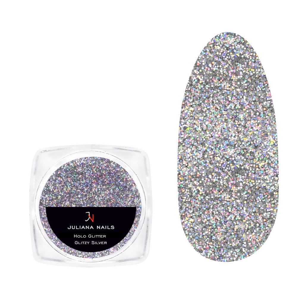 Holo Glitter – Glitzy Silver