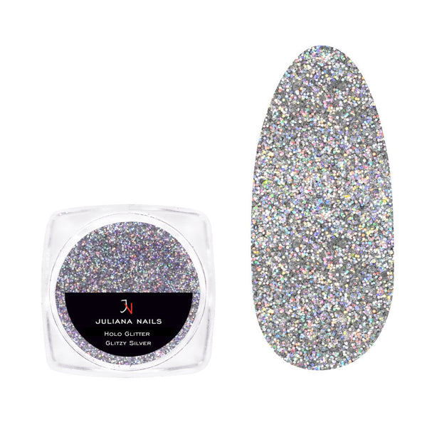 Holo Glitter – Glitzy Silver
