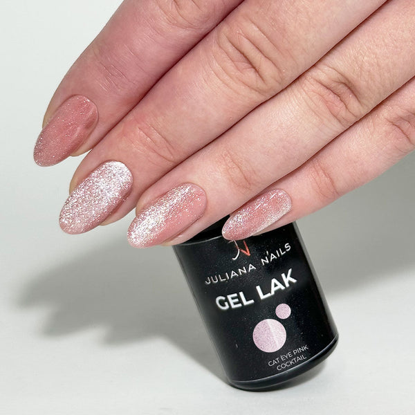 Gel lak Cat Eye Pink Cocktail 6ml