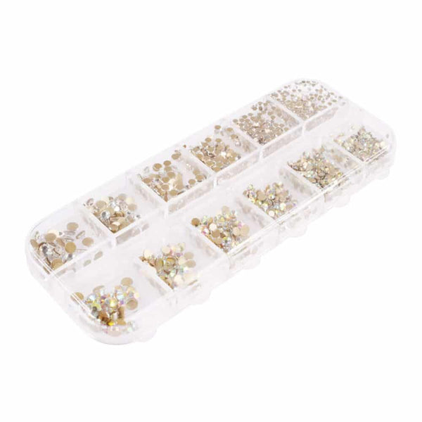 Set ukrasnih kamenčića XL – Silver & Aurora Boreale