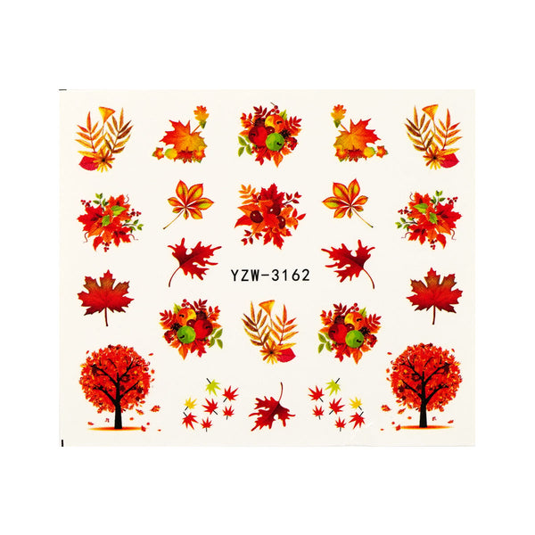 Nail Art Water Transfer Tattoo – Cozy Autumn 3