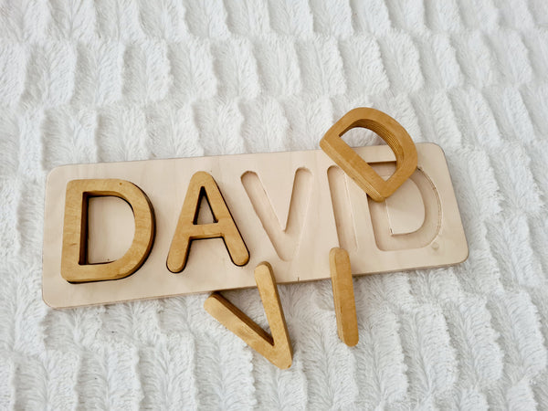 MY NAME / Montessori slagalica  / drvo
