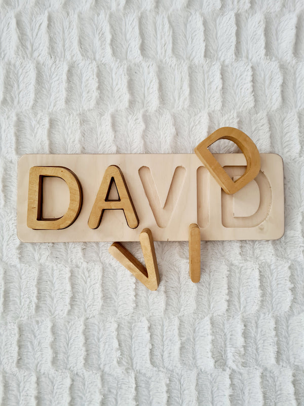 MY NAME / Montessori slagalica  / drvo