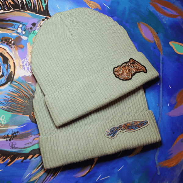Fisherman beanie - sage