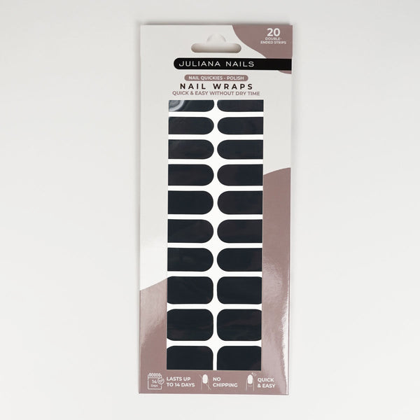 Nail Quickies – samoljepljive lak folije za nokte – Black Beauty (20 kom.)