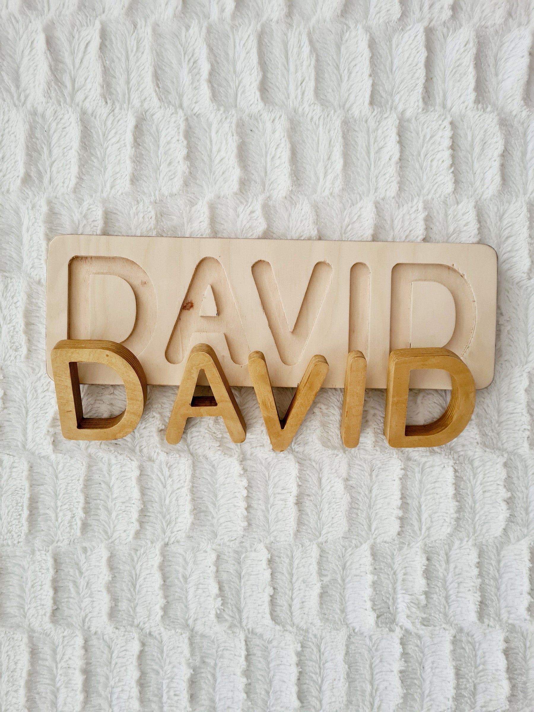 MY NAME / Montessori slagalica  / drvo