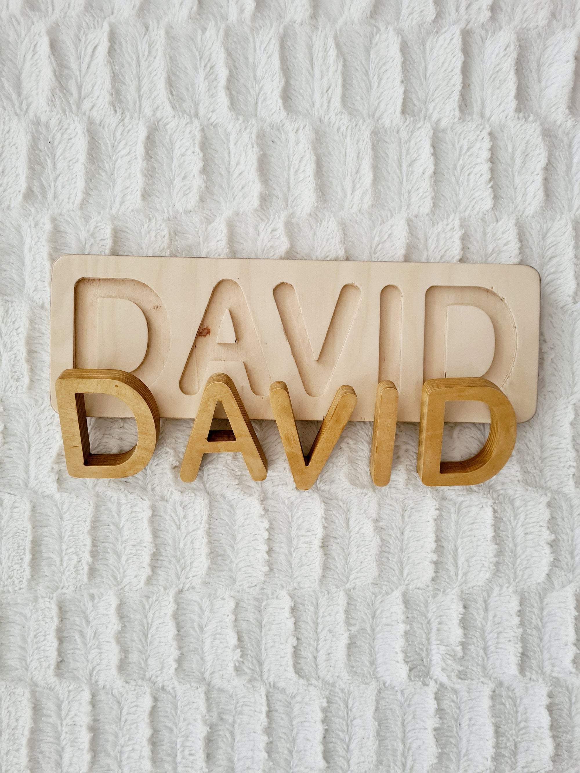 MY NAME / Montessori slagalica  / drvo