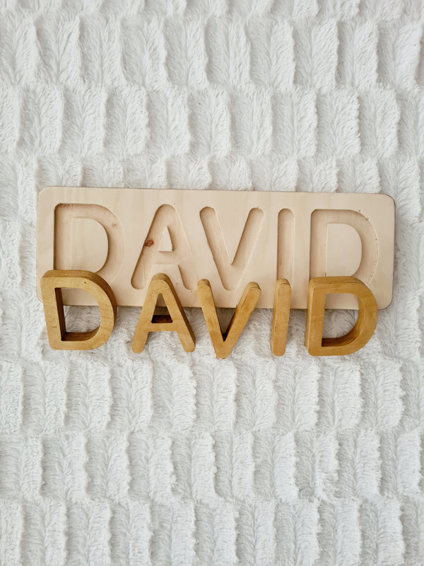MY NAME / Montessori slagalica  / drvo