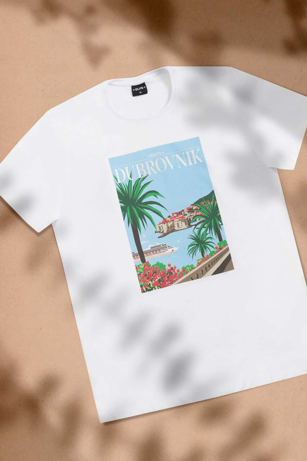 Muški T-shirt RAZGLEDNICA DUBROVNIK