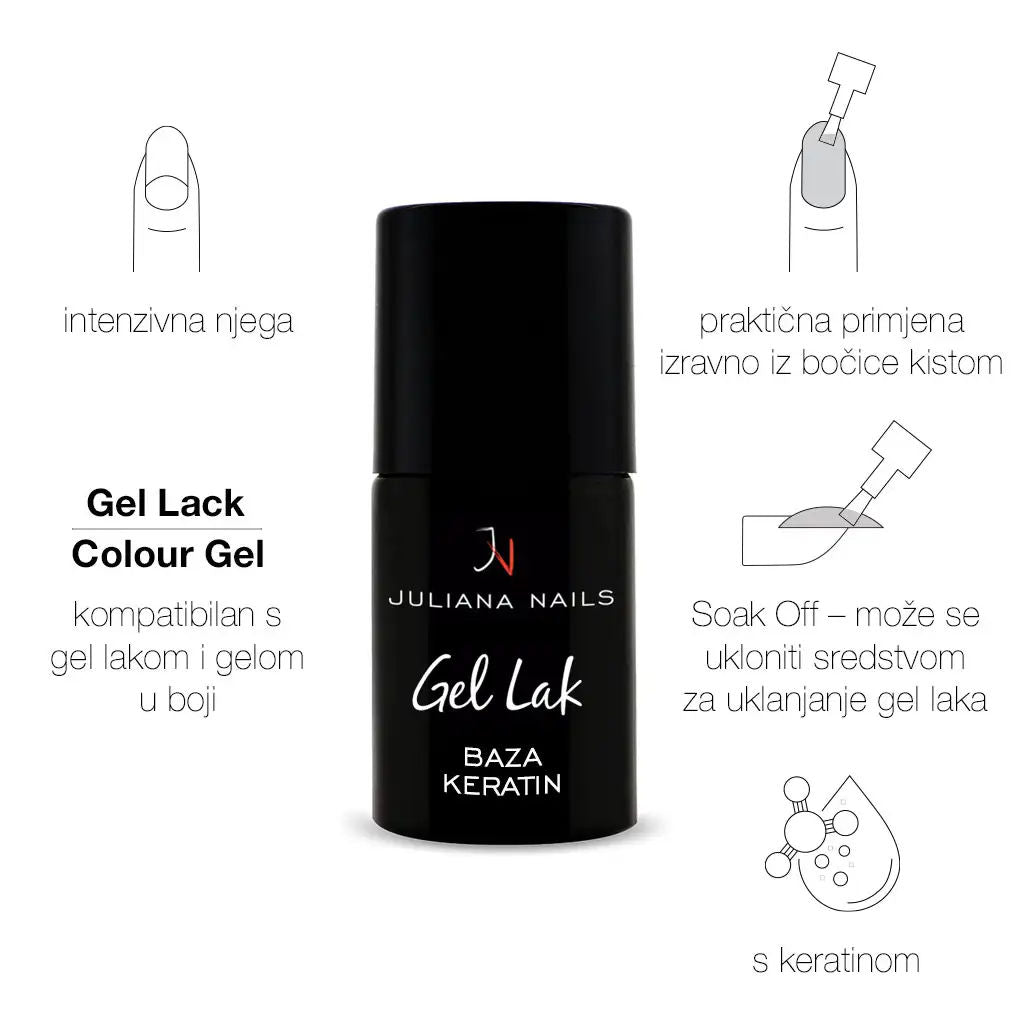 Baza za gel lak – Keratin
