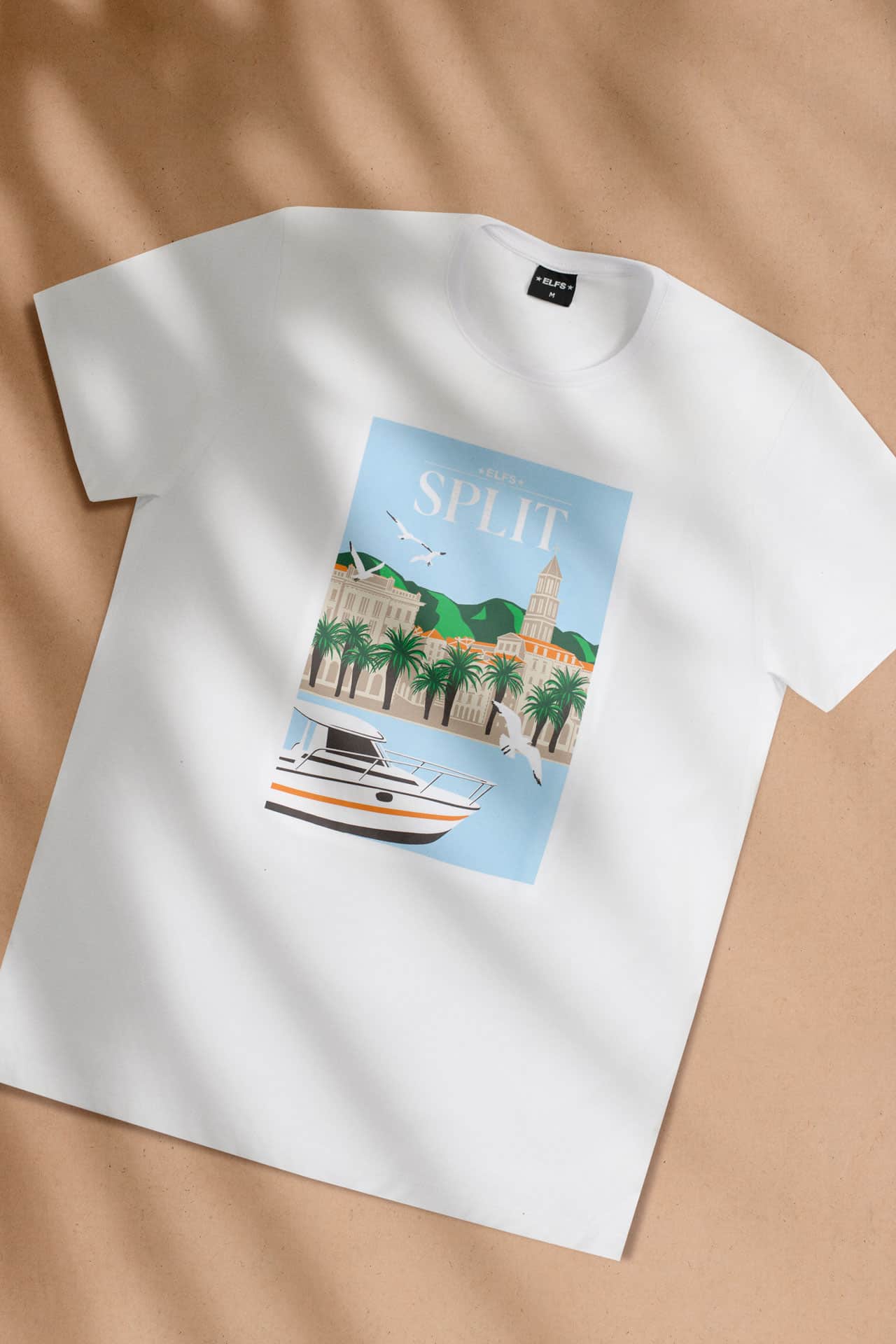 Muški T-shirt RAZGLEDNICA SPLIT