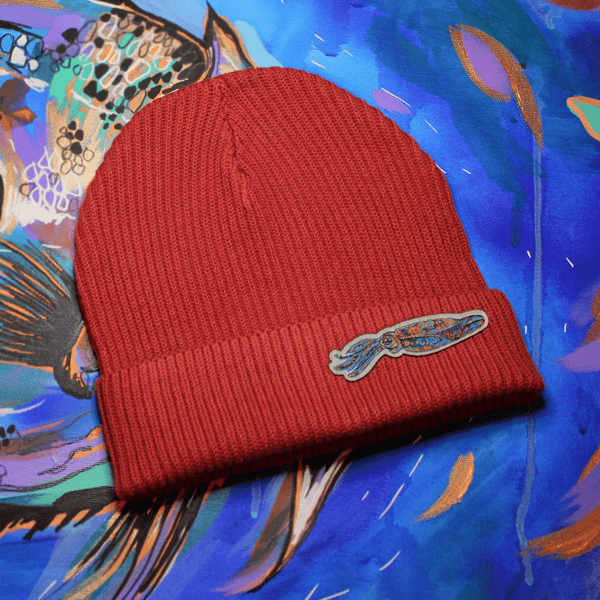 Fisherman beanie - brick