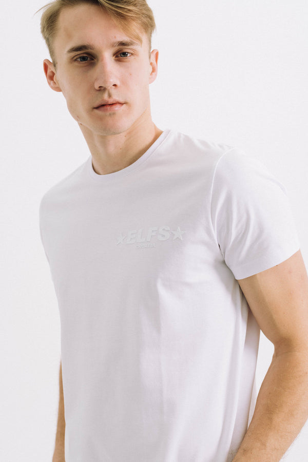 Muški T-shirt ELFS CRO BIJELI