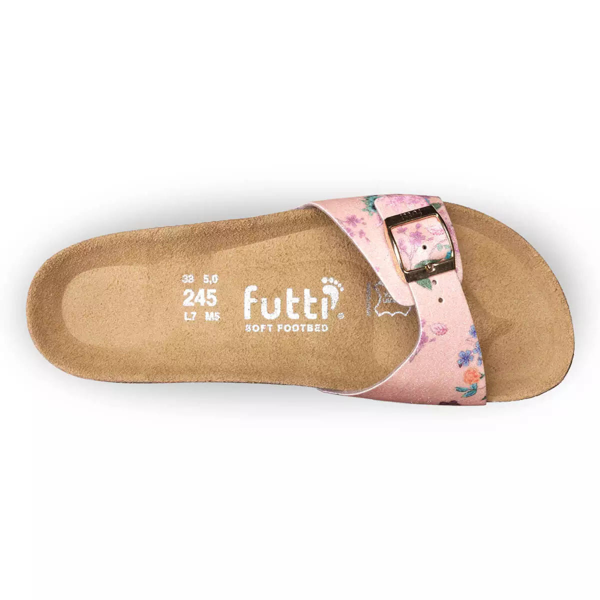 Mara Pink Flowers Glitter