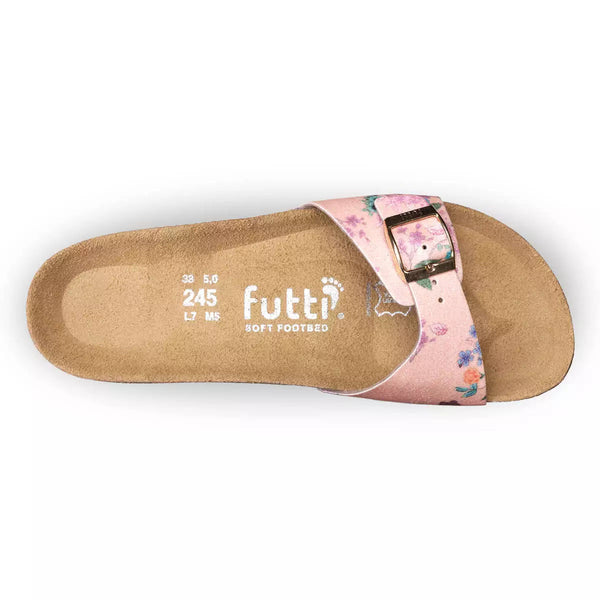Mara Pink Flowers Glitter