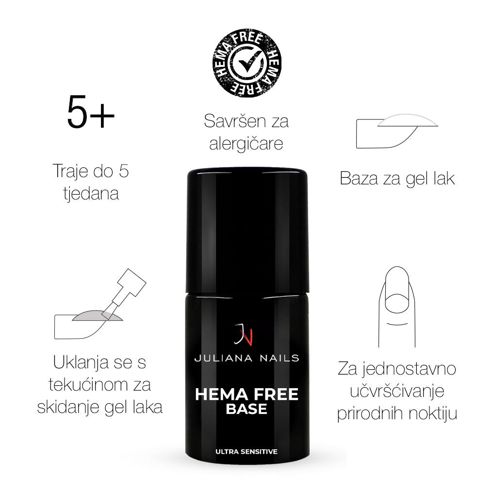 Gel lak Base – HEMA FREE