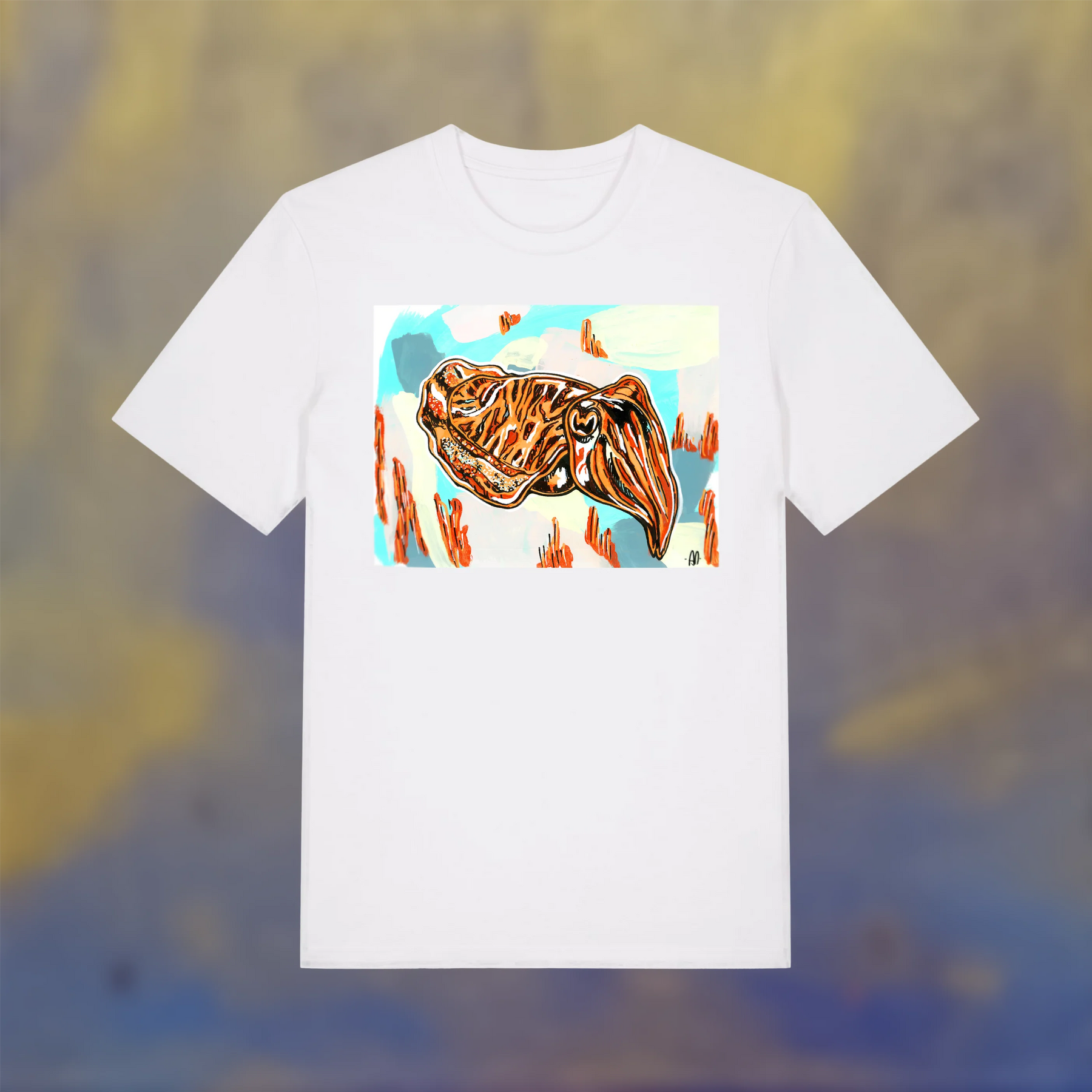 T-shirt - Vintage cuttlefish