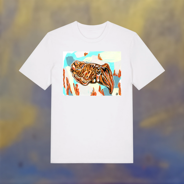 T-shirt - Vintage cuttlefish