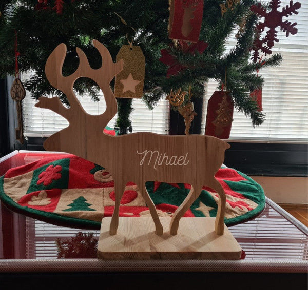 CHRISTMAS drveni sob / personaliziran