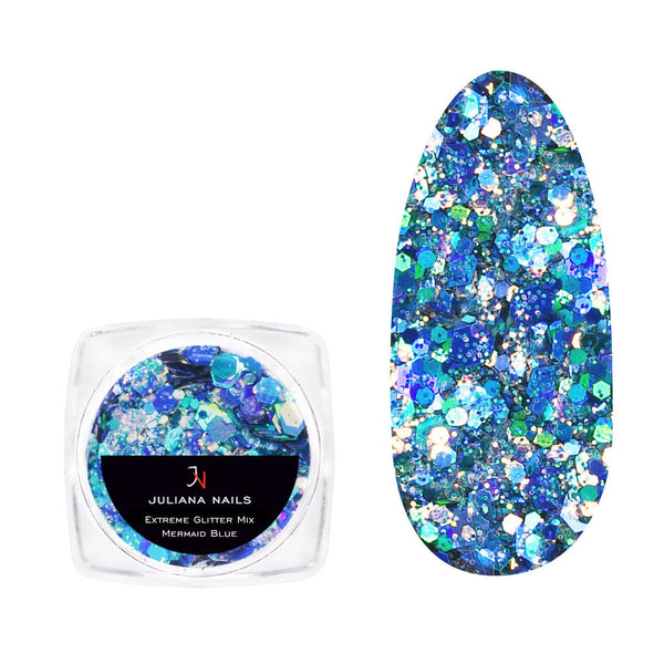 Extreme Glitter Mix – Mermaid Blue