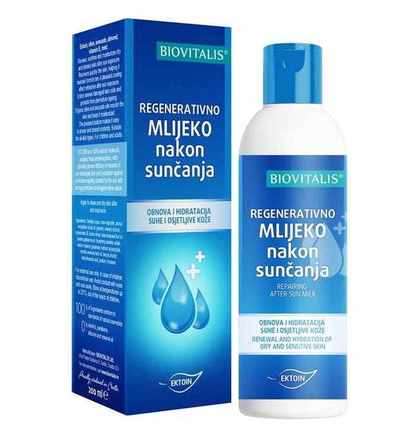 Regenerativno mlijeko nakon sunčanja