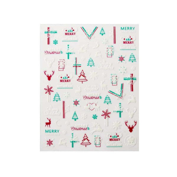 Nail Sticker – Glow in the dark – X-Mas 3