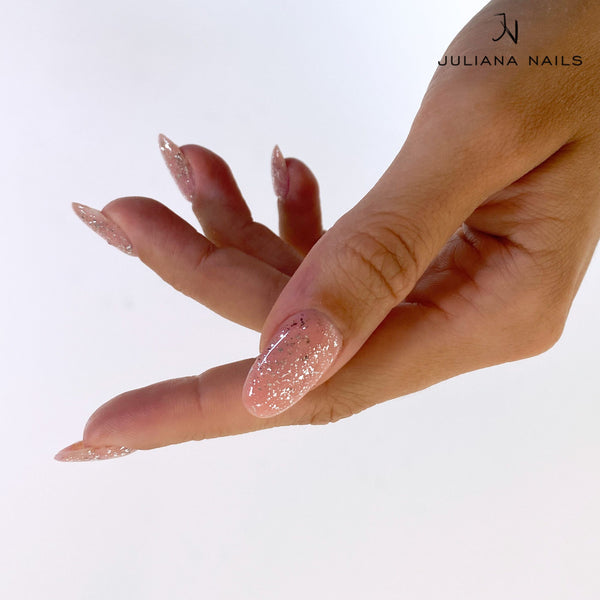 Gel lak Effect Finish – Silver Flakes