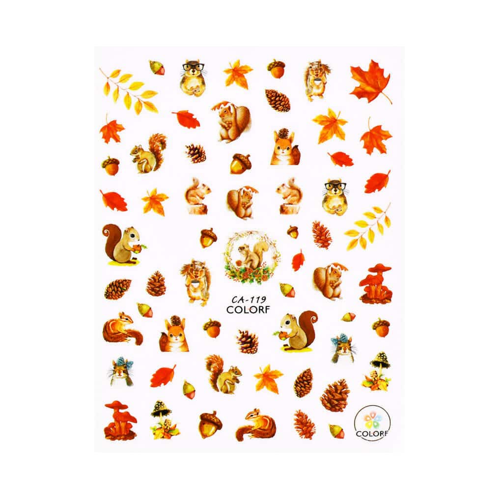 Naljepnice za nokte – Hello Autumn 4