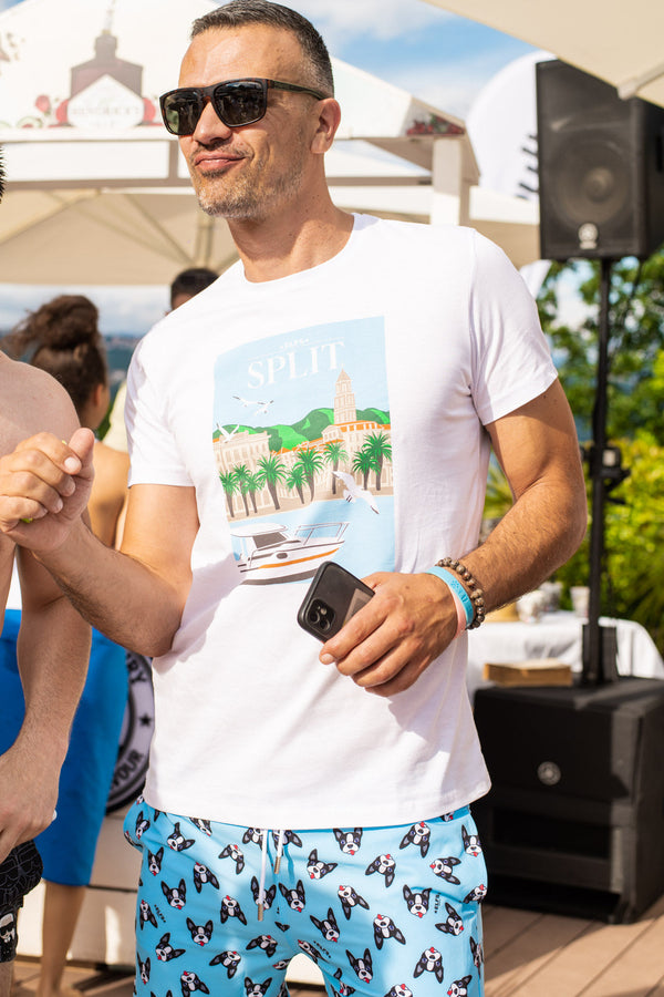Muški T-shirt RAZGLEDNICA SPLIT