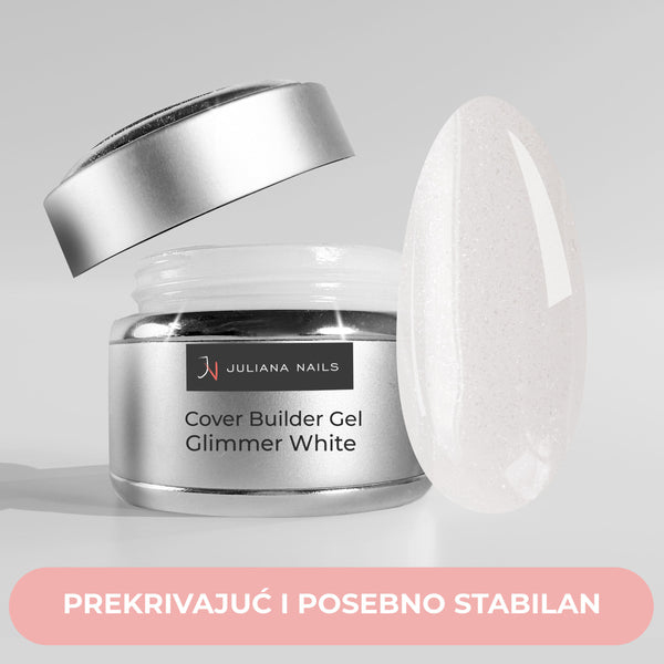 Cover Builder Gel – Glimmer White