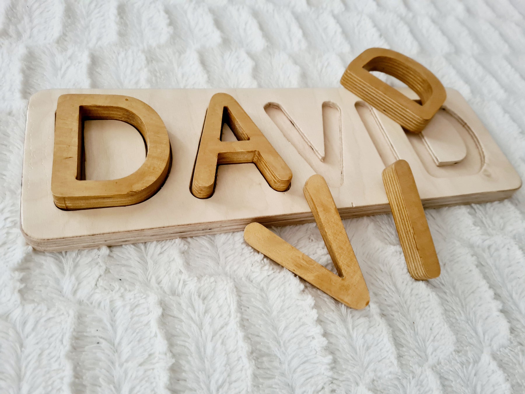 MY NAME / Montessori slagalica  / drvo