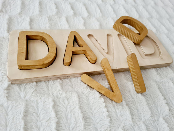 MY NAME / Montessori slagalica  / drvo