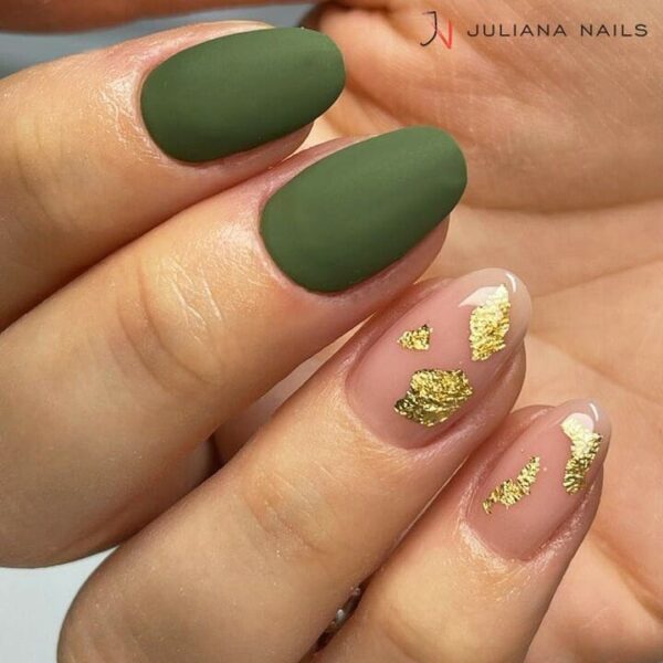 Nail art folija Golden Glow