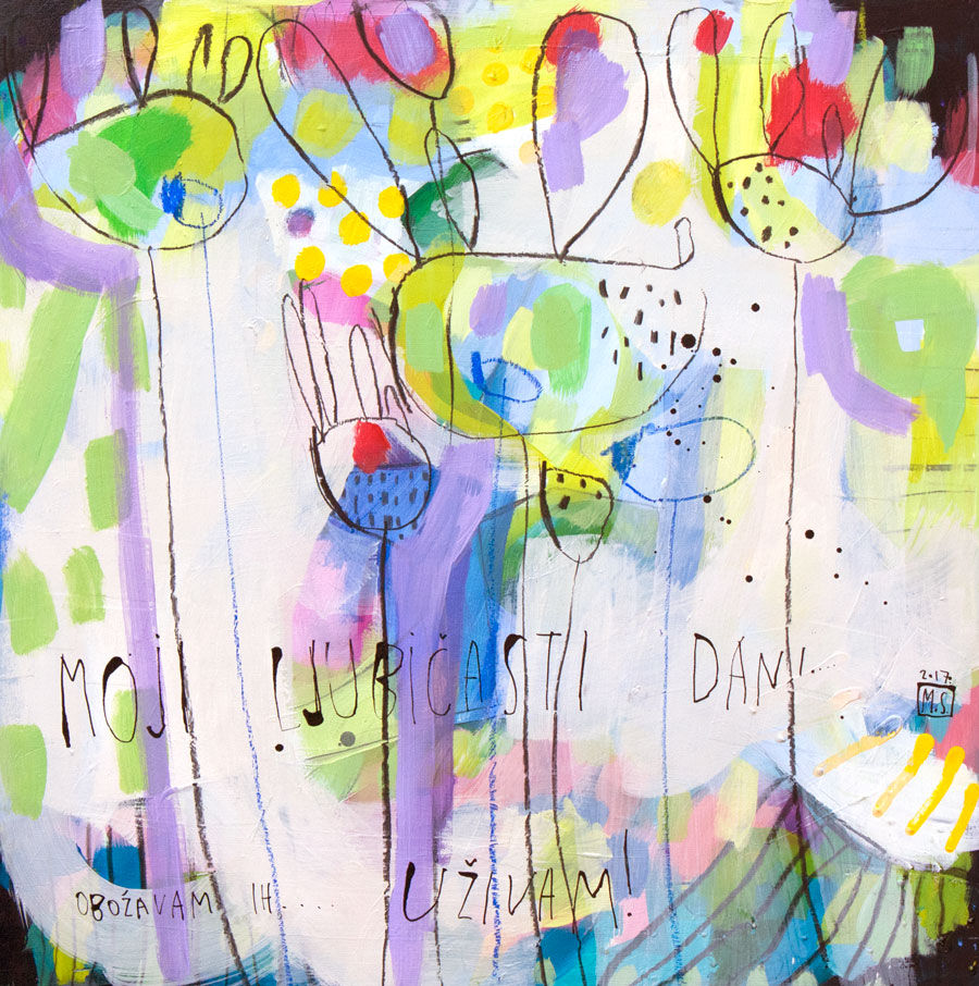 My purple days 60x60