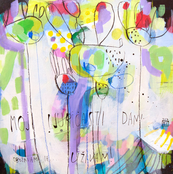 My purple days 60x60